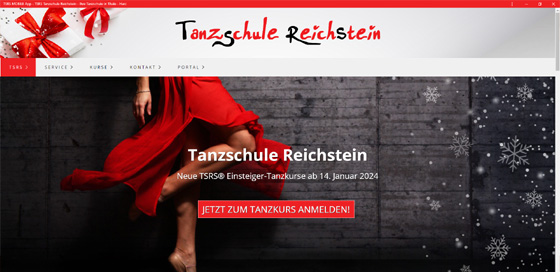 Bild zeigt App von Tanzschule Reichstein.
